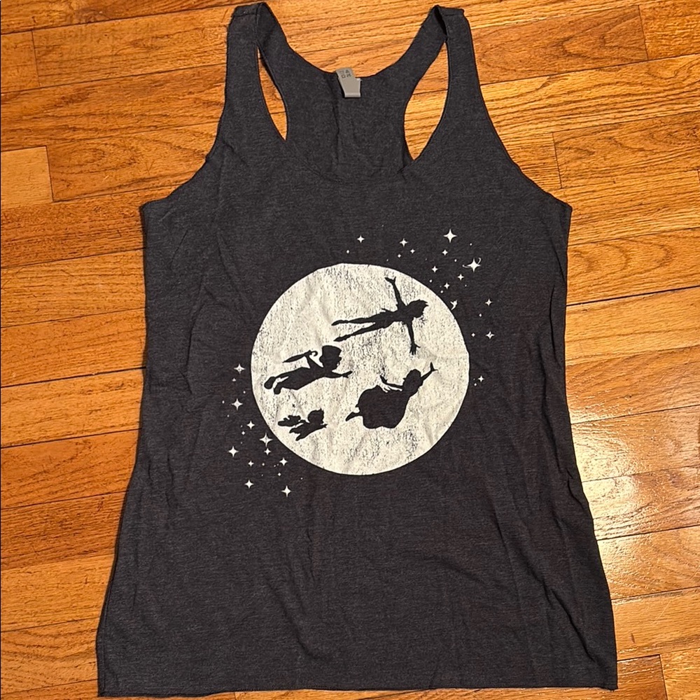 Women's Gray Graphic Tank Top